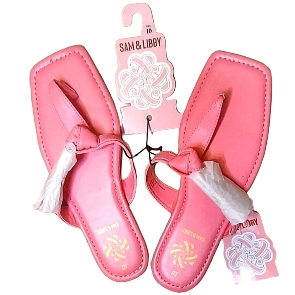 Sam & Libby Pink Sandals Size 10